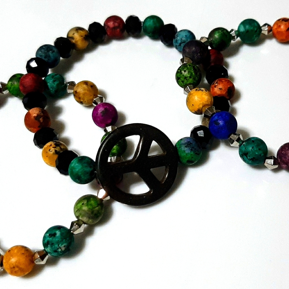 Rainbow Peace Sign Stack - image 1